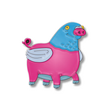 Emaille Pin Pigeon 