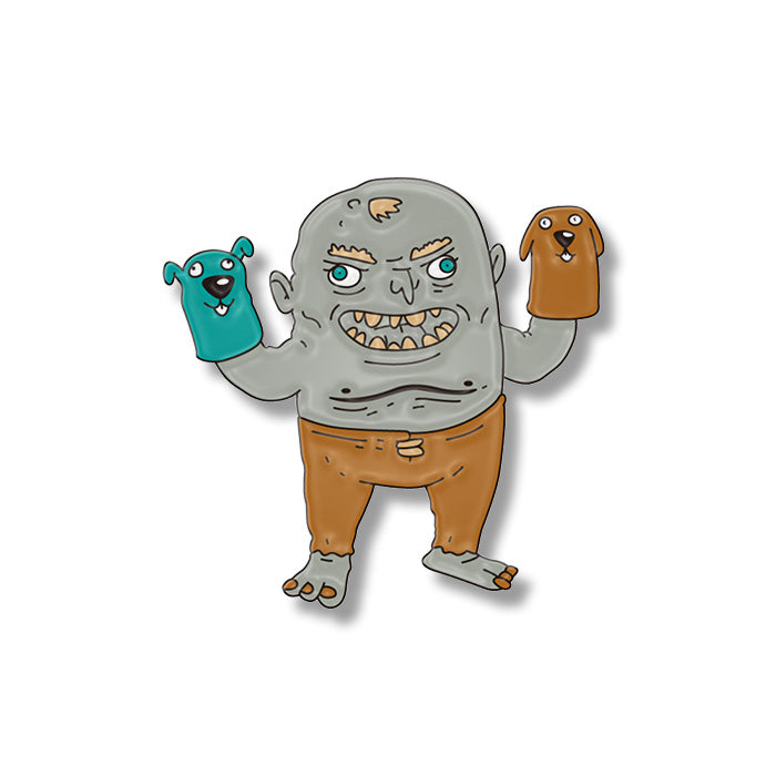 Emaille Pin Troll of Sockpuppets